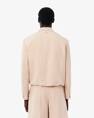 Runway Short Wool Twill Blazer