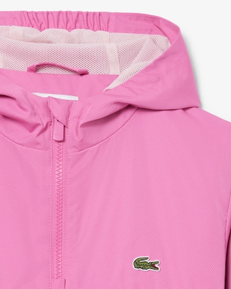 Unisex Hooded Diamond Taffeta Windbreaker