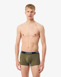 3-Pack Stretch Cotton Trunks