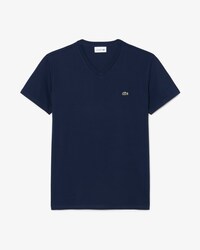 Lightweight Cotton Pima V Neck T-shirt