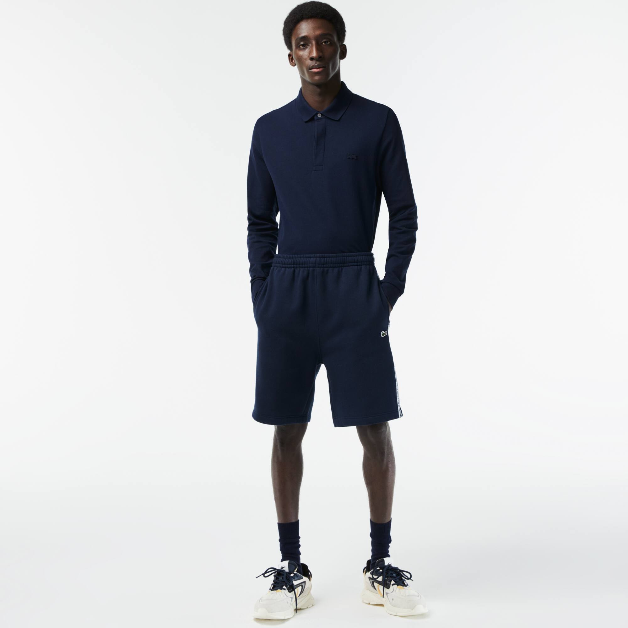 Navy blue top jogger shorts