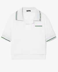 Runway Logo Collar Oversized Popover Shirt