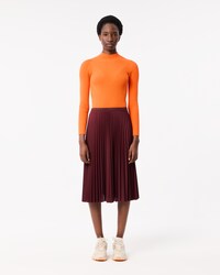 Elastic Waist Fluid Pleated Skirt