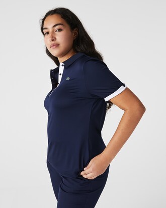 Slim Fit UV Protect Stretch Golf Polo Shirt