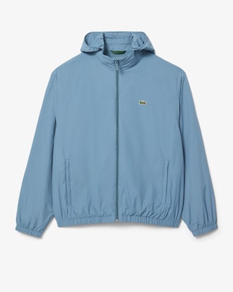 Water-Repellent Hooded Track Jacket