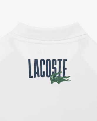 Colour-Block Printed Tennis Polo Shirt