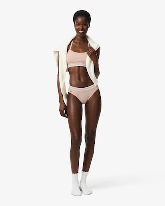 Ribbed Cotton Bralette
