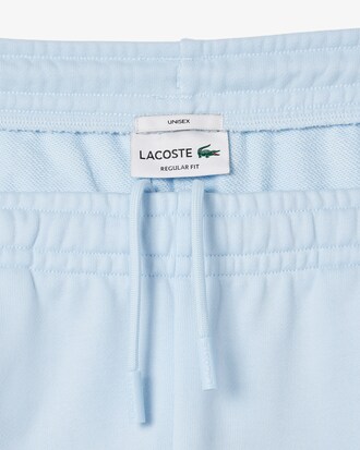 Printed cotton fleece shorts
