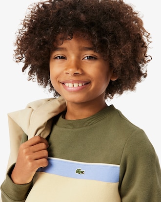 Colour-Block Fleece Sweatshirt