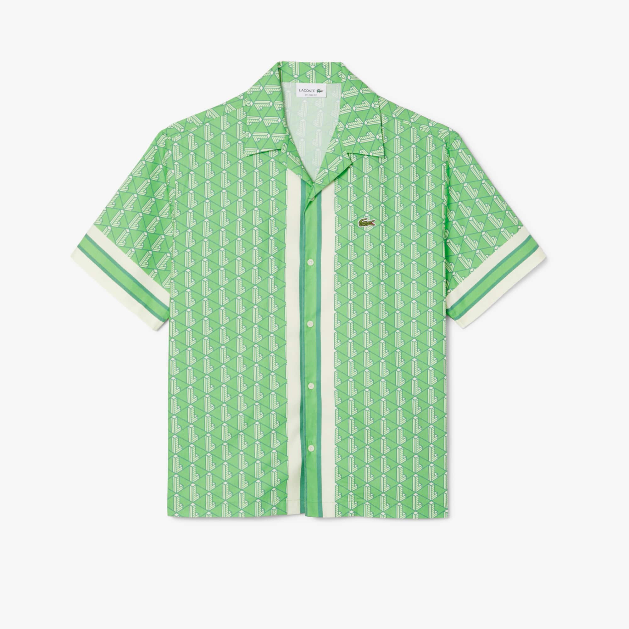 Lacoste ストレトカットモノクラムシャツ CH90940 GIQ sh4710-031-fn.