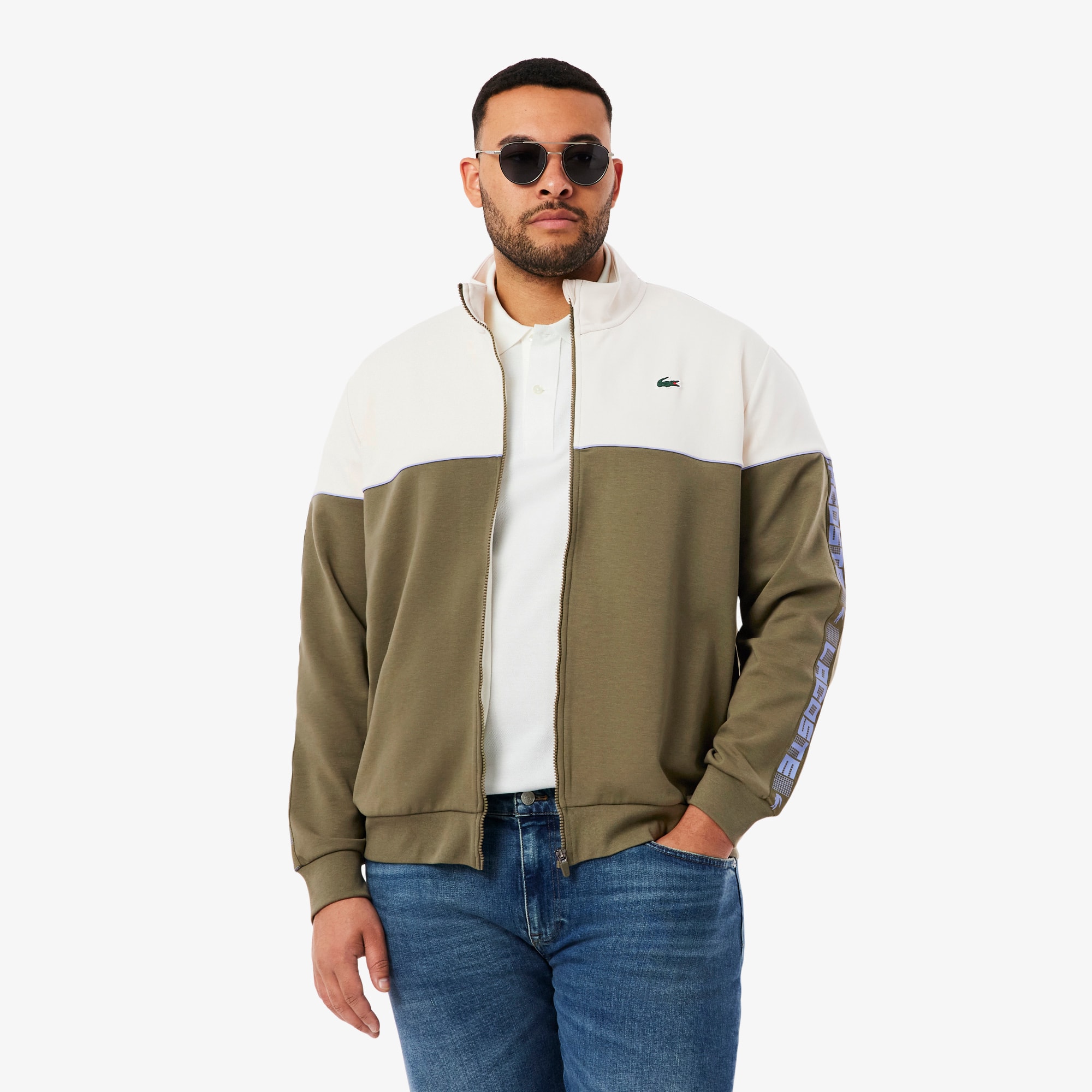 LACOSTE ミント ジップアップジャージ LACOSTE ミント ジップアップジャージ LACOSTE ミント ジップアップ
