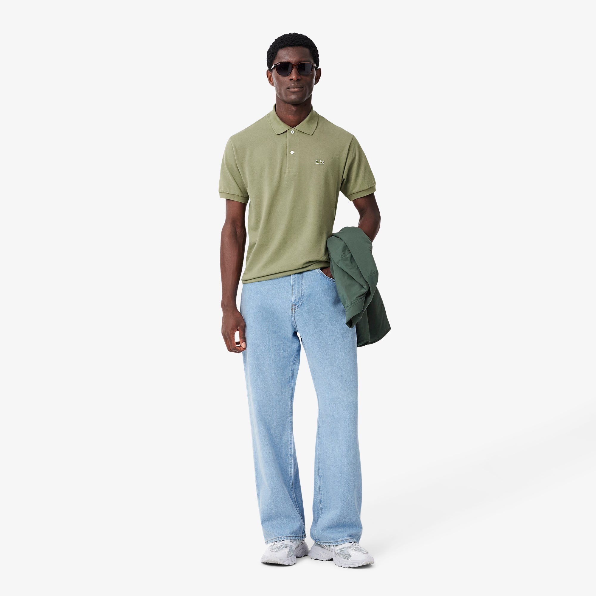 【in a row】[UNISEX] Loose Pocket Keyring Pants Loose Fit 5 Pocket Jeans - Men's Trousers & Shorts - New In