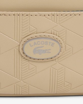 Leather Monogram Satchel