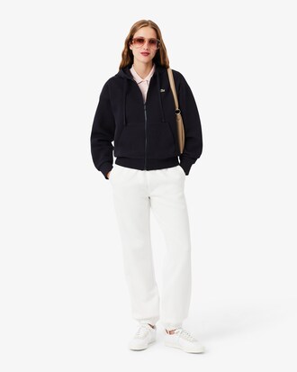 Zipped Piqu&eacute; Hoodie