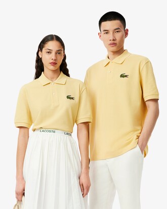 Loose Fit L.12.12 Piqu&eacute; Badge Polo Shirt