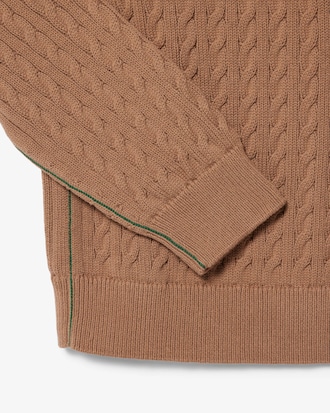 Cable Knit Cotton Sweater