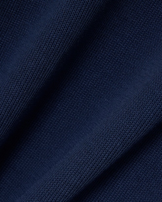 Zip-Up High Neck Interlock Sweatshirt