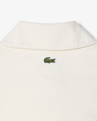 Oversized Denim Polo Dress