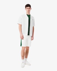 Cotton Fleece Colour-Block Shorts