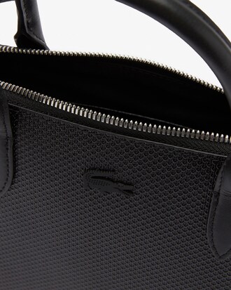 Small Piqué Leather Chantaco Bugatti Bag