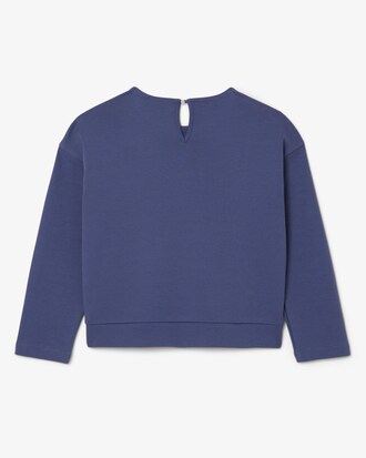 Long Sleeved Branded Cotton T-shirt