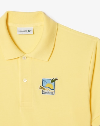 L.12.12 Lacoste x Club Med Badge Accent Polo Shirt