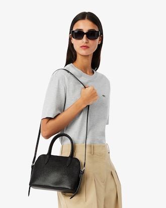 Small Piqué Leather Chantaco Bugatti Bag