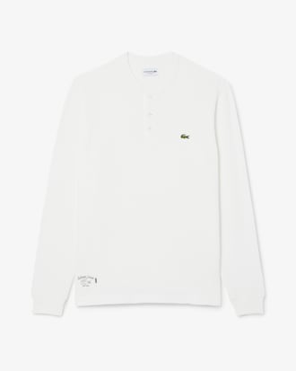 Long Sleeved Waffle Knit T-shirt