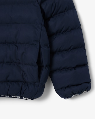 Unisex Hooded Diamond Taffeta Puffed Jacket