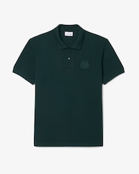 Classic Fit Embroidered Shield Piqu&eacute; Polo Shirt