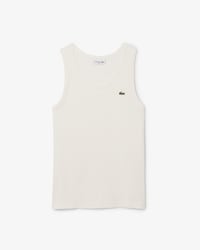 Slim Fit Ribbed Cotton Tank Top