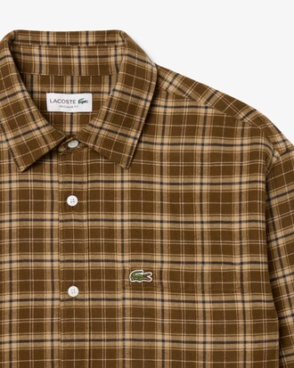 Regular Fit Plaid Flannel Shirt