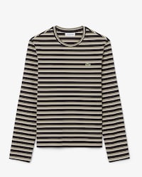 Long Sleeved Striped Jersey T-shirt
