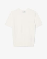 Short Sleeved 3D Knit Sweater