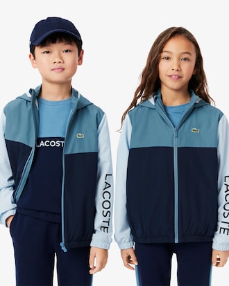 Zip-Up Water-Repellent Hooded Jacket