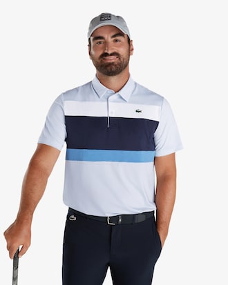 Ultra Dry Stretch Colour-Block Golf Polo Shirt