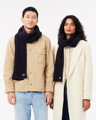 Ribbed Wool Scarf