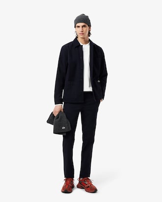 Classic Fit Long Sleeved L.12.12 Polo Shirt