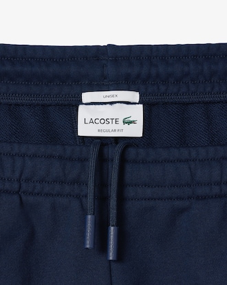 Printed cotton fleece shorts