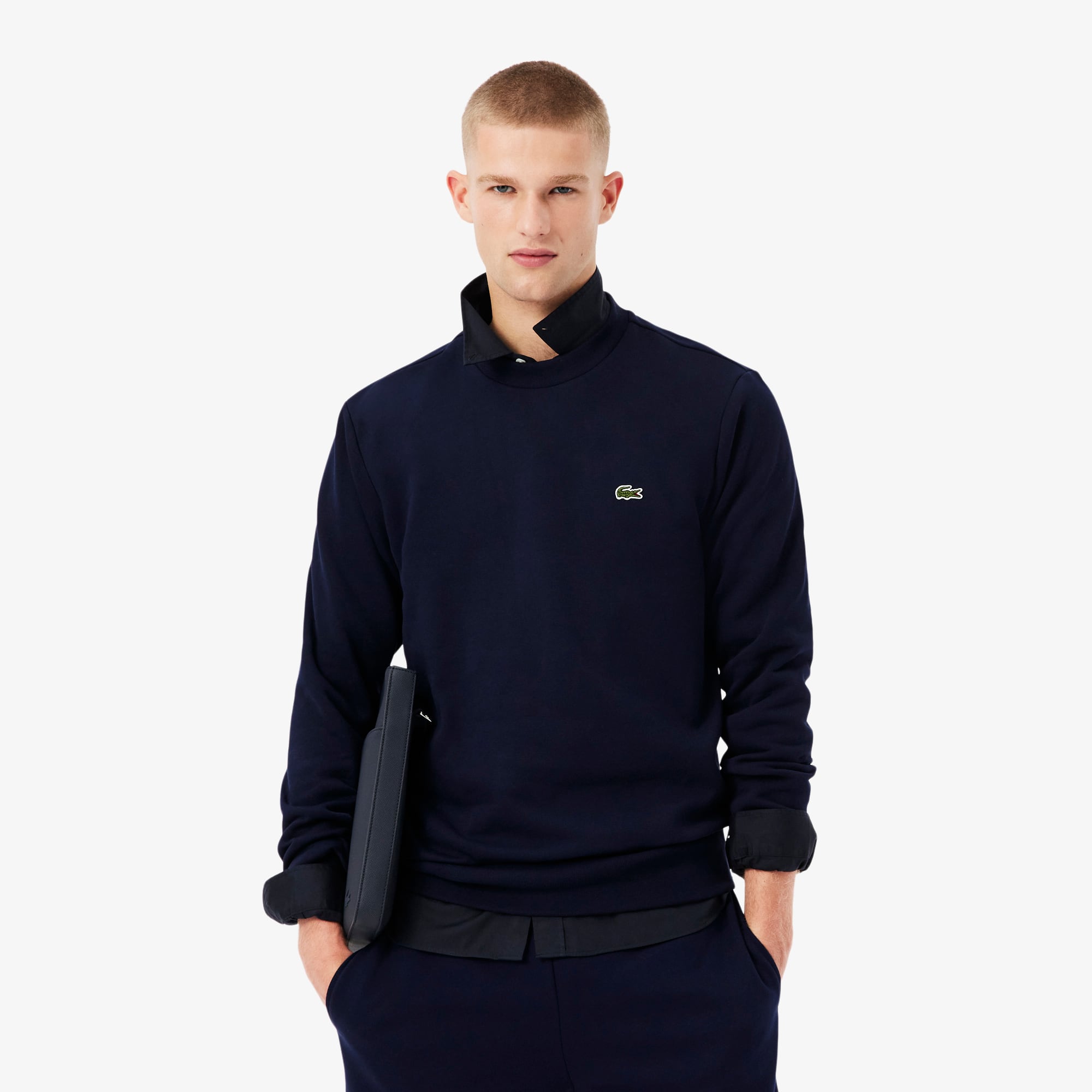 Fleece Crew Neck Sweatshirt - Men's Sweatshirts - New In 2026