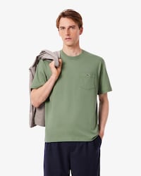Cotton T-shirt with Breast Pocket