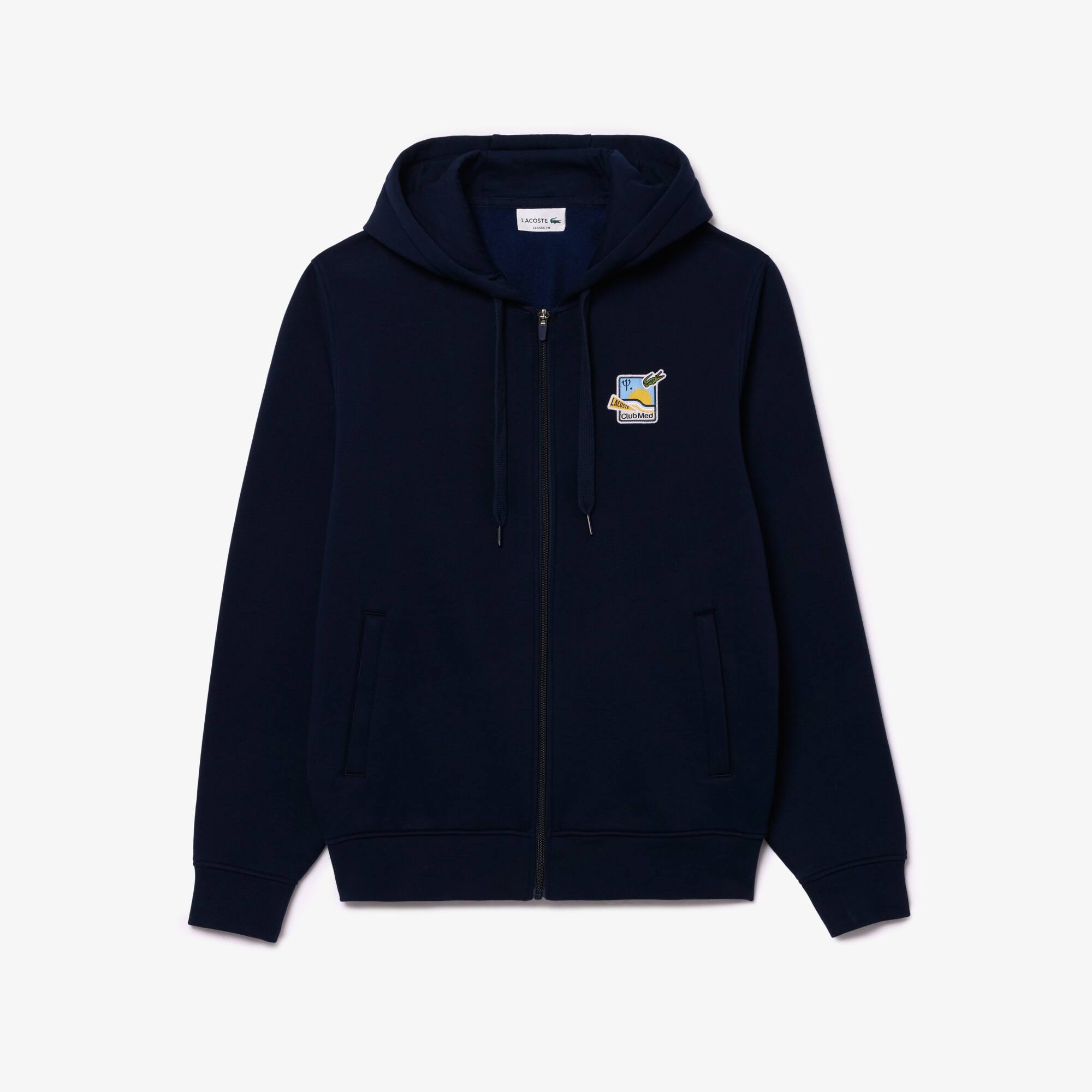 Lacoste｜HOOD/ZIP-UP (Logo Print Hooded Sweatshirt (SH56 Lacoste x Club Med Zip Front Hoodie - Men's Sweatshirts
