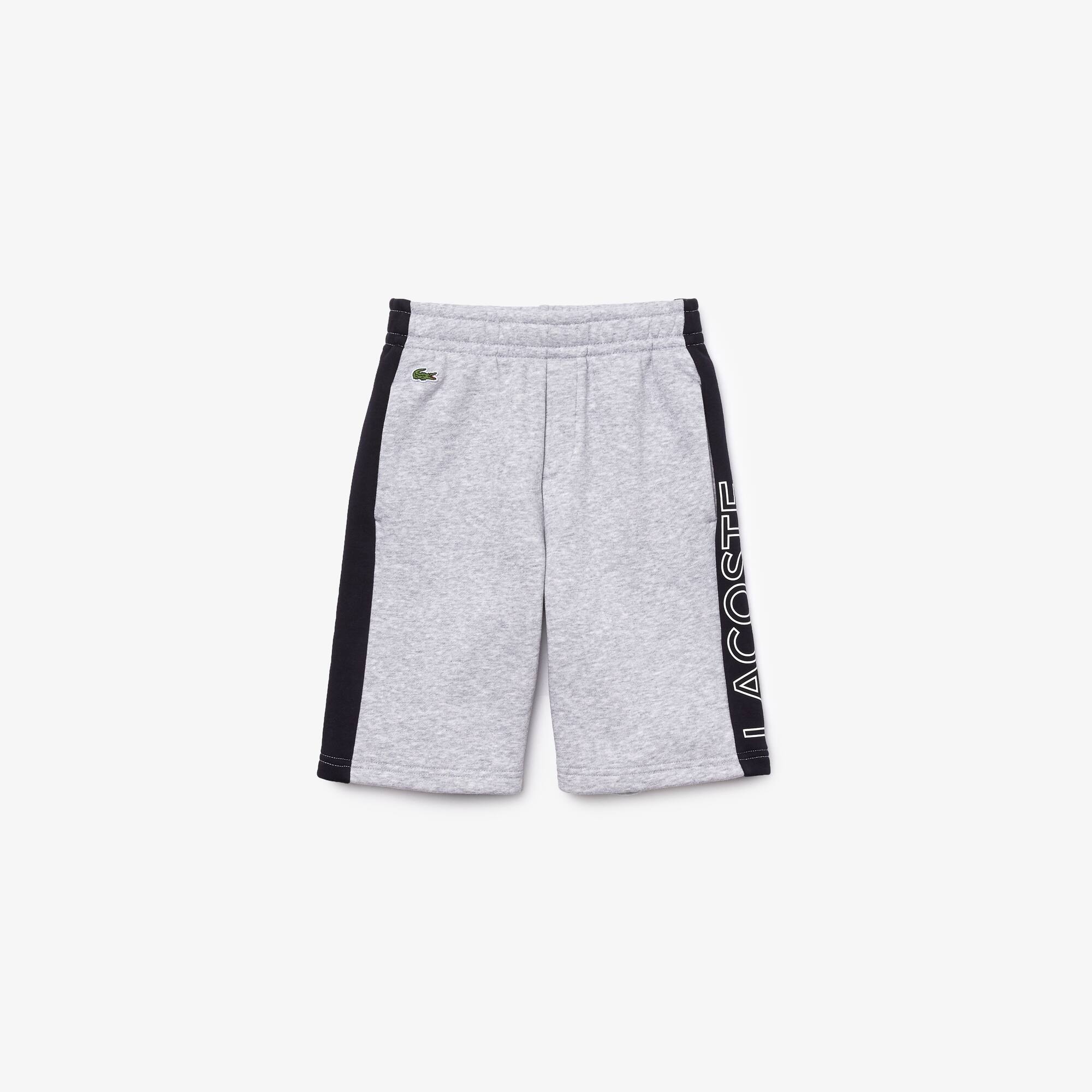 boys black lacoste shorts