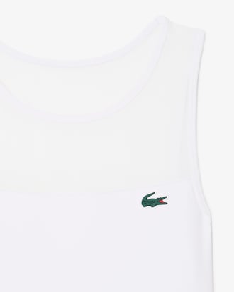 Dual Fabric Pleated Stretch Tennis Dress