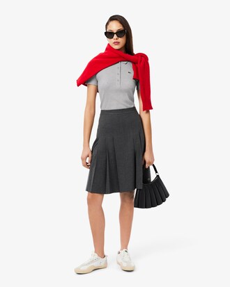 Slim Fit L.12.D Ribbed Cotton Polo Shirt