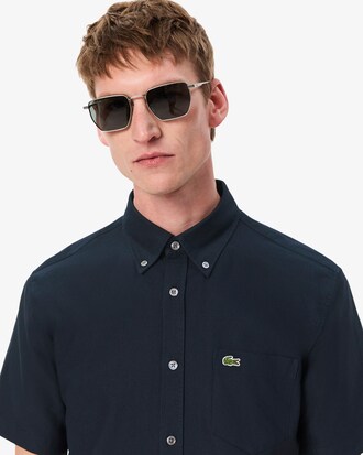 Regular Fit Short Sleeved Oxford Shirt