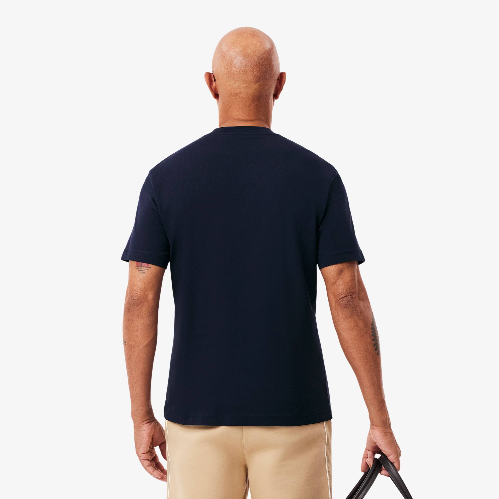 Lacoste｜ (Cotton T-shirt With Breast Pocket (TH2827-166 Cotton T-shirt with Breast Pocket - Men's t-shirts - New In