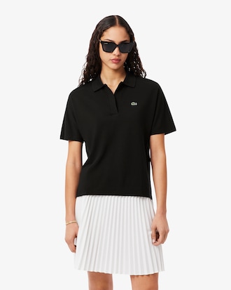Relaxed Fit Fluid Piqu&eacute; Polo Shirt