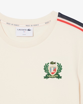 French Made Textured Piqu&eacute; T-shirt