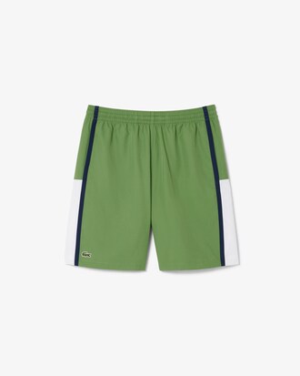 Lightweight Colour-Block Stripe Tennis Shorts